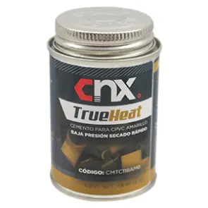Pegamento CPVC, Lata De 118 ml, Amarillo, Alta Presión, CNX [CMTC118AMB]