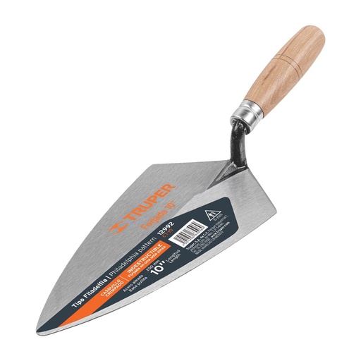 [12992] Cuchara Para Albañil 10", Forjada, Tipo Filadelfia, Truper [12992]