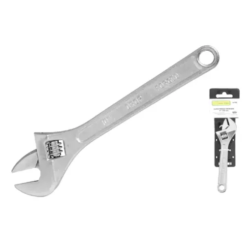 [L6193] Llave Ajustable 8", Perico Cromado, Lion Tools [L6193]