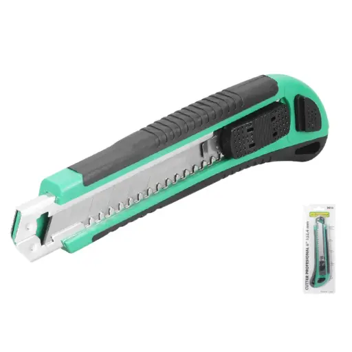 [L0416] Cutter 6" 18 mm, Profesional, Alma Metálica, Con 3 Navajas, Lion Tools [L0416]