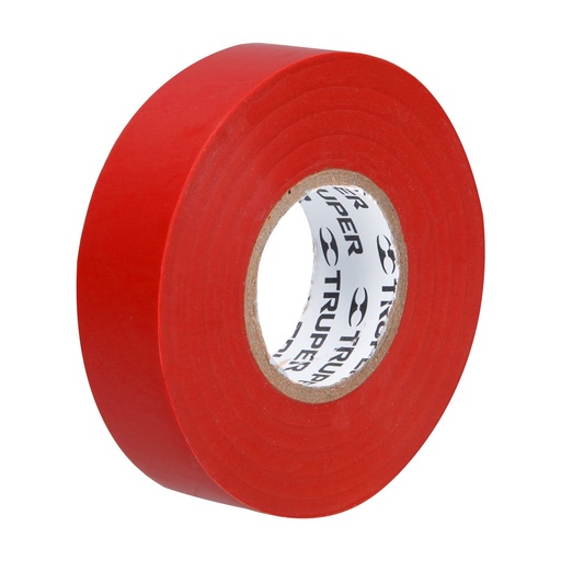 [12504] Cinta Aislar Roja De 18 m, Truper [12504]