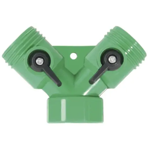 [20050] Conector "Y" De 3/4" Para 2 Mangueras, Plástico, Pretul o Lion Tools [20050 & L1893]🆎