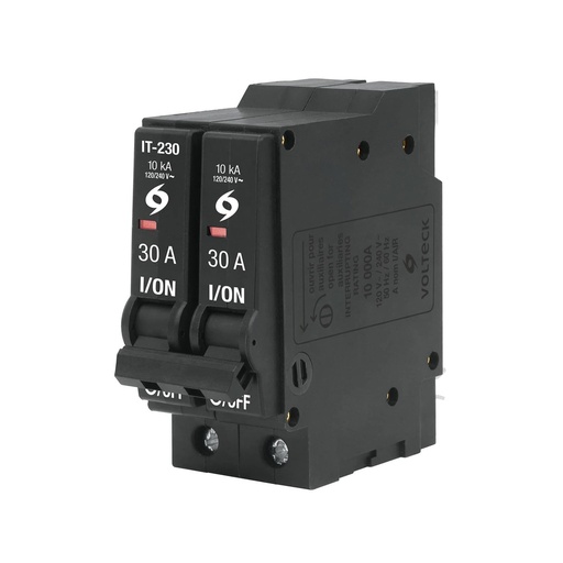 [46705] Interruptor Termomagnético 30 A, 2 Polos, Volteck [46705]