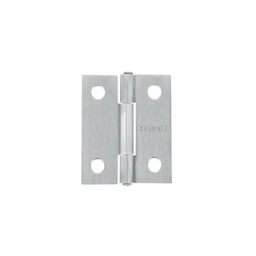 [43186] Bisagra Rectangular 1 1/2 x 1 3/16", Acero Pulido, Hermex [43186]