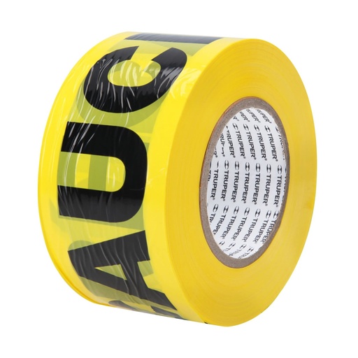 [12583] Cinta Amarilla "Precaución", Rollo De 304 m, Truper [12583]