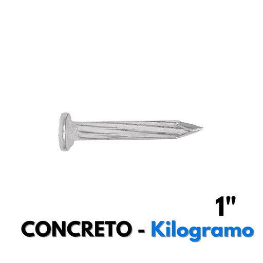[44121] Clavo Galvanizado Para Concreto 1", 1 kg [44121]