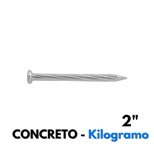 [44123] Clavo Galvanizado Para Concreto 2", 1 kg [44123]