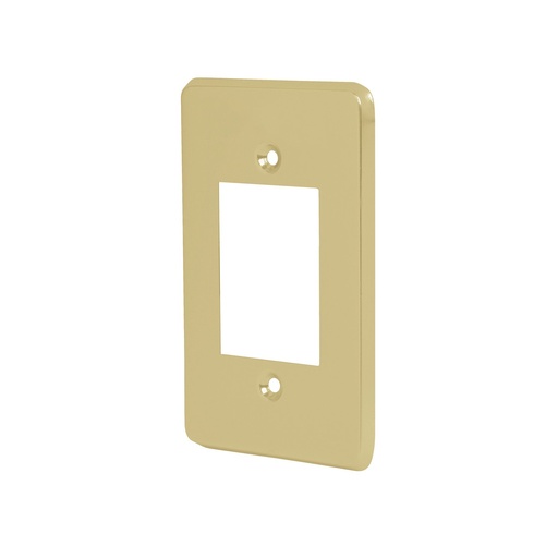 [46437] Placa De 3 Módulos de Aluminio, Línea Económica, Volteck [46437]