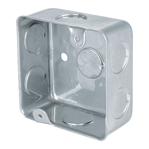 [45008] Caja De Registro 3" x 3", Galvanizada, Sin Tapa, Volteck [45008]