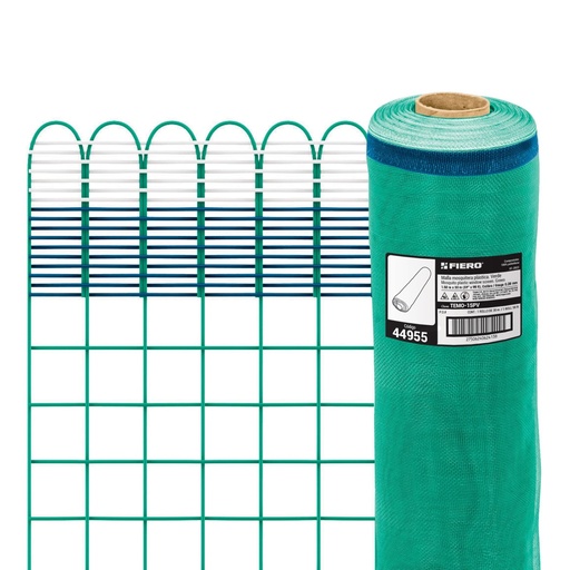 [44955] Malla/Tela Mosquitera Plástica, Verde, De 1.5 m, Por Metro, Fiero [44955]