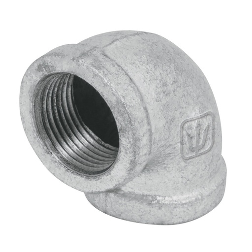 [47557] Codo Galvanizado Roscable 1/2" (13 mm) x 90°, Foset [47557]