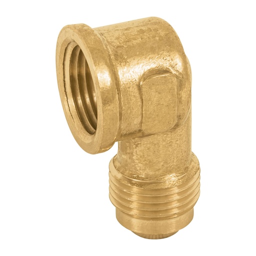[47403] Codo Para Estufa a 90° De Latón, 3/8" x 3/8", Foset [47403]
