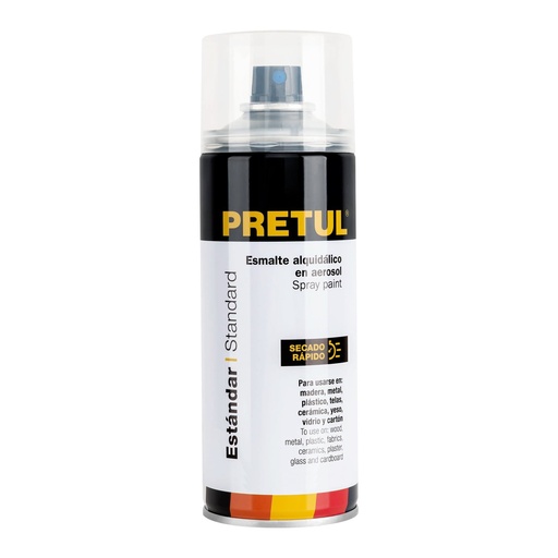 [27176] Esmalte En Aerosol, Transparente, 400 ml, Pretul [27176]