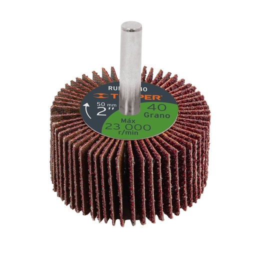 [13038] Broca Lija/Rueda Flap De 2", Grano 80, Truper [13038]