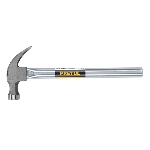 [20595] Martillo Tubular Metálico, 16 oz, Uña Curva, Pretul [20595]