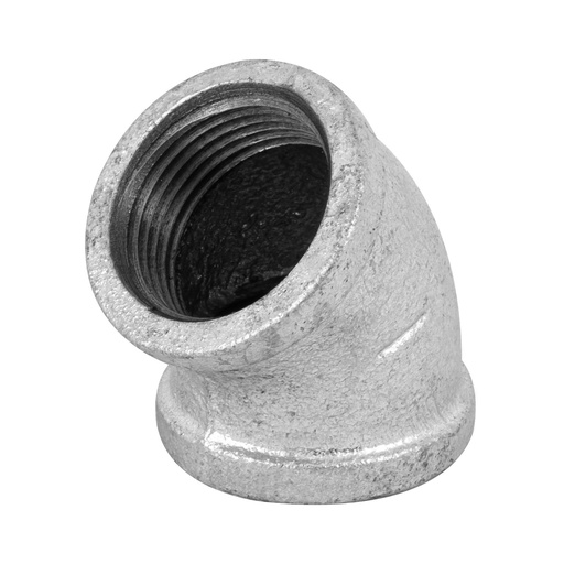 [47541] Codo Galvanizado Roscable 1" x 45°, Foset [47541]