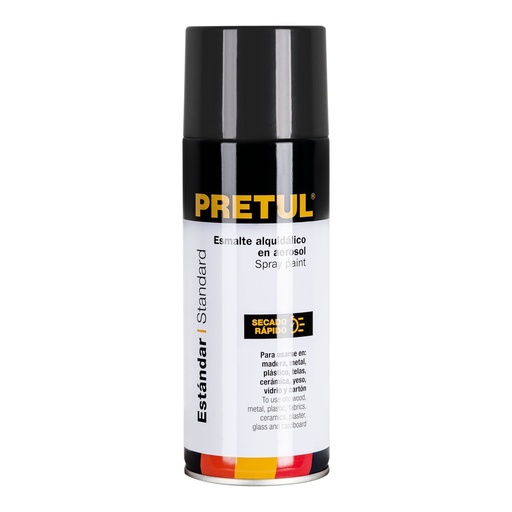 [27004] Esmalte En Aerosol, Gris Oscuro, 400 ml, Pretul [27004]