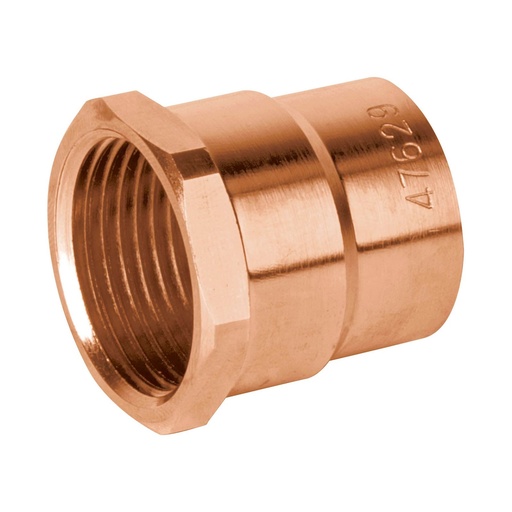 [47629] Cri/Conector Hembra 3/4" (13 mm) De Cobre [47629]
