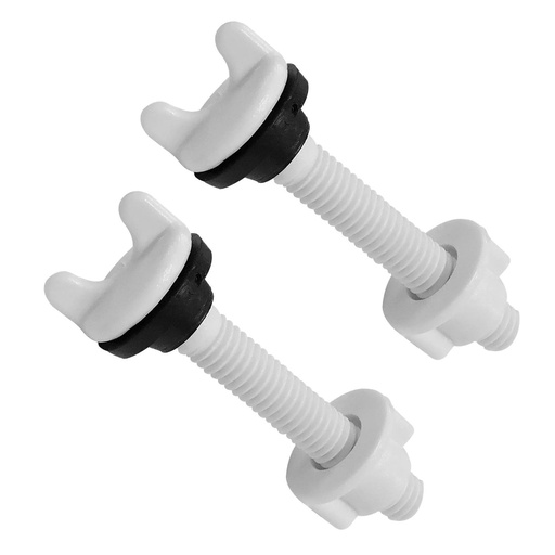 [9740] Tornillo Plástico Para WC, Taza - Tanque, Par, Fama [9740]