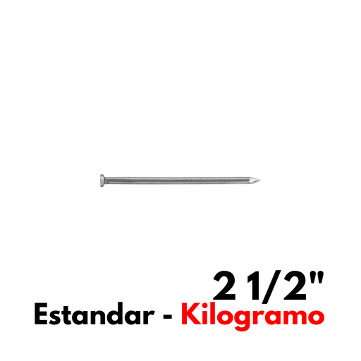 [44153] Clavo Estándar Para Madera 2 1/2", Por Kilogramo [44153]