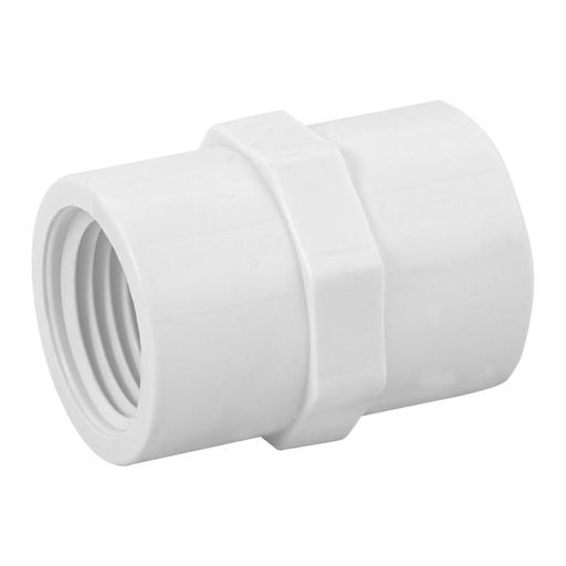 [CH12PVCH] Cri/Conector Hembra 1/2" (13 mm) De PVC Hidráulico [CH12PVCH]