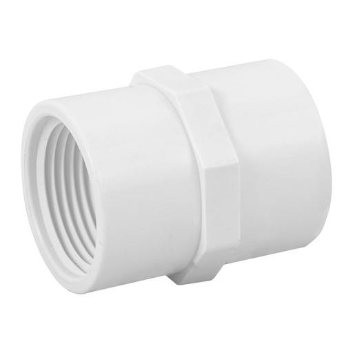 [CH1PVCH] Cri/Conector Hembra 1" (25 mm) De PVC Hidráulico [CH1PVCH]