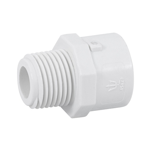 [CM12PVCH] Cre/Conector Macho 1/2" (13 mm) De PVC Hidráulico [CM12PVCH]