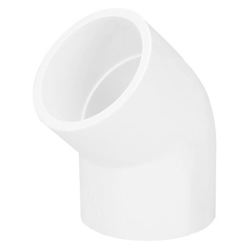 [CO11445PVCH] Codo 1 1/4" (32 mm) x 45° De PVC Hidráulico [CO11445PVCH]
