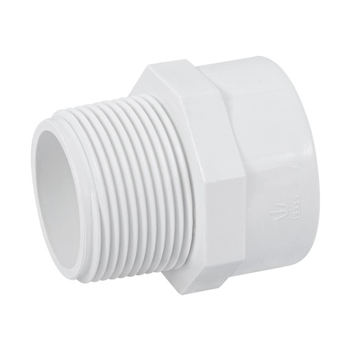 [COMA114PVCH] Cre/Conector Macho 1 1/4" (32 mm) De PVC Hidráulico [COMA114PVCH]