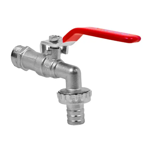 [SF-70050] Llave De Nariz Para Jardín 1/2", Esfera, Zinc, 97 g, Solvex [SF-70050]