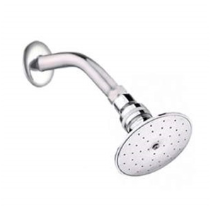 [RB33121] Regadera Redonda Metálica 3 1/2", Cromo, Con Brazo y Chapetón, Fonthy [RB33121]