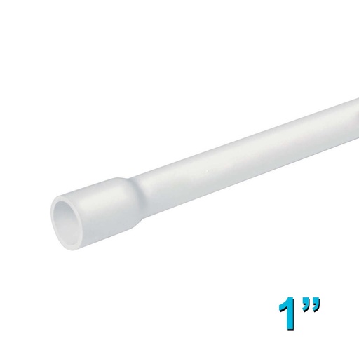 [TU1PVCHPM] Tubo 1" (25 mm) De PVC Hidráulico, Por Metro [TU1PVCHPM]