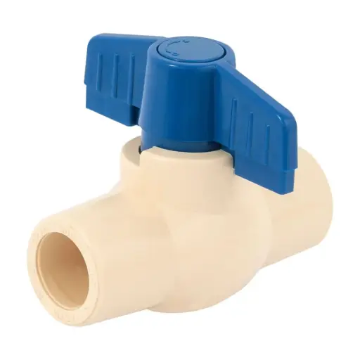 [VAES34CPVC] Válvula De Esfera 3/4" (19 mm) De CPVC, Para Cementar [VAES34CPVC]