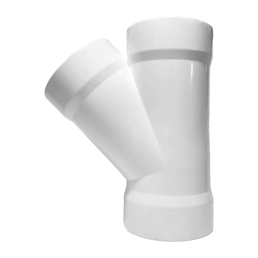 [YES160] Yee Sencilla 6" (160 mm), PVC Sanitario [YES160]