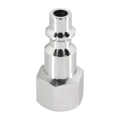 [L0873] Conector Rápido, Tipo M, Cuerda 1/4" NPT, Hembra, Cromado, Lion Tools [L0873]
