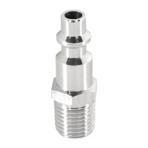 [L0874] Conector Rápido, Tipo M, Cuerda 1/4" NPT, Macho, Cromado, Lion Tools [L0874]