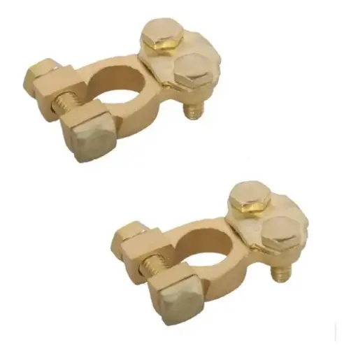 [L3048] Terminal De Latón Para Batería De Auto, 6 - 1 AWG, Par, Lion Tools [L3048]