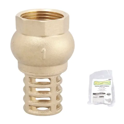 [L3261] Válvula De Pie/Pichancha 1", Rejilla De Latón, Lion Tools [L3261]