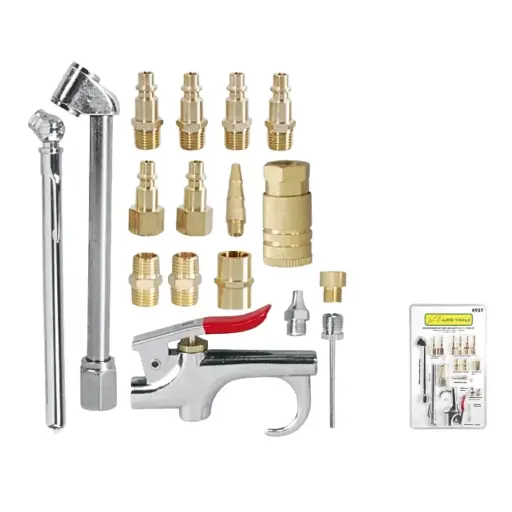 [L4927] Accesorios Neumático Para Compresor De Aire, 17 Piezas, Lion Tools [L4927]