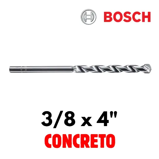 [2608578132] Broca Para Concreto 3/8 x 4", Por Pieza, CYL-1, Bosch [2608578132]
