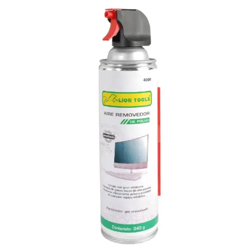 [L4000] Aire Comprimido Removedor De Polvo, 340 gr, Lion Tools [L4000]