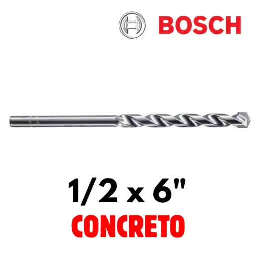 [2608590219] Broca Para Concreto 1/2 x 6", Por Pieza, CYL-1, Bosch [2608590219]