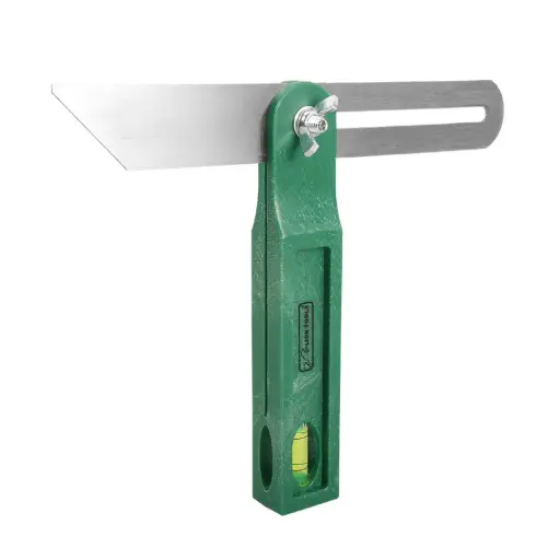 [L2581] Escuadra 8" Falsa De Acero Inox, Mango De Plástico, Lion Tools [L2581]
