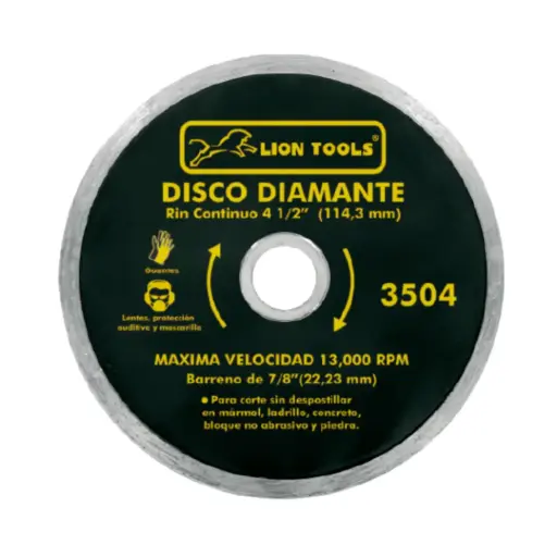 [L5888] Disco De Diamante 7", Rin continuo, Lion Tools [L5888]