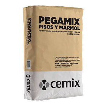 [B5007] Pegazulejo Pegamix Pisos y Mármol, Blanco, Bulto, 20 Kg, Cemix [B5007]