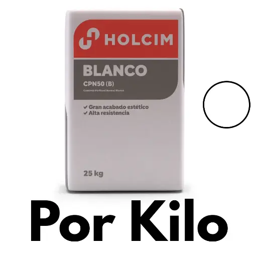 [K5009] Cemento Blanco, Por Kilogramo, Holcim [K5009]